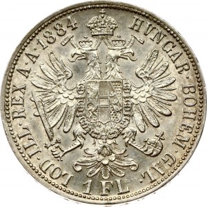 Austria 1 Florin 1884