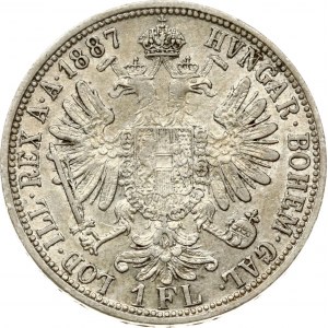 Austria 1 Florin 1887