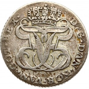 Danish West Indies 12 Skilling 1763 Monogram