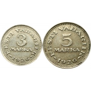 Estonia 3 & 5 Marka 1926 Copy!