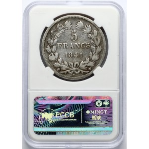 France 5 Francs 1841 W PCCB TB