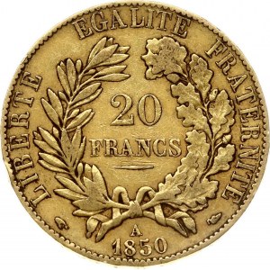 Francja 20 franków 1850A