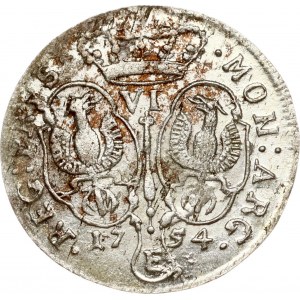 Germany Prussia 6 Groscher 1754 E ST