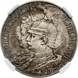 Germania Prussia 2 marchi 1901 A Regno di Prussia NGC MS 65