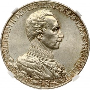 Germany Prussia 3 Mark 1913 A Reign NGC MS 65