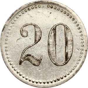 Germany Königsberg Token 20 Pfennig ND