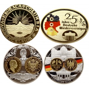 Germany Medal 1990-2001 Commemorative issue Lot of 4 pcs