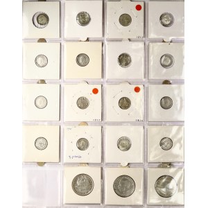 Great Britain 3 Pence & 1 Florin 1919-1941 Lot of 19 coins