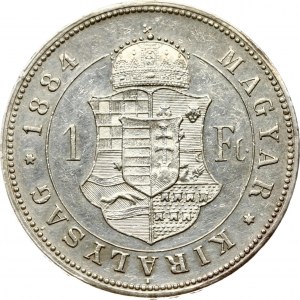 Hungary 1 Forint 1884 KB