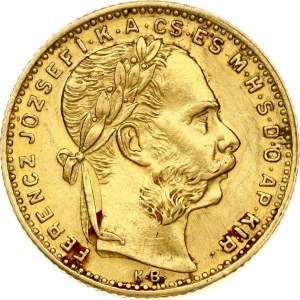 Hungary 20 Francs - 8 Forint 1885 KB