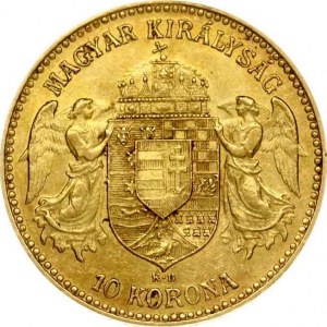 Maďarsko 10 Korona 1911 KB