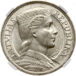 Latvia 5 Lati 1931 NGC MS 62