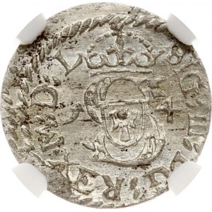 Lithuania Szelag 1614 Vilnius (R) NGC MS 65