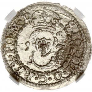 Lithuania Szelag 1617 Vilnius Rare Type NGC MS 64
