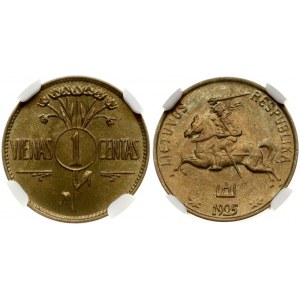 Lithuania 1 Centas 1925 NGC MS 67