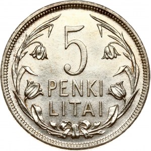 Lithuania 5 Litai 1925