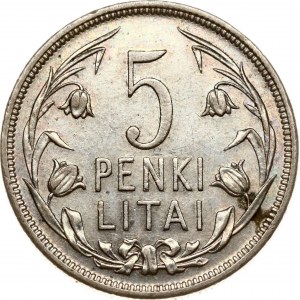 Lithuania 5 Litai 1925