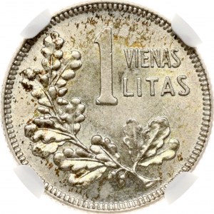 Lithuania 1 Litas 1925 NGC MS 62