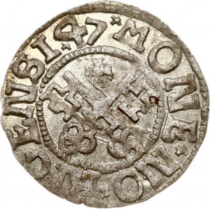 Livonia Livonian Order Schilling 1547 Riga