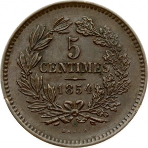 Luxembourg 5 Centimes 1854