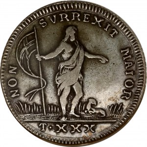 Malta 30 Tari 1757 NGC VF 30