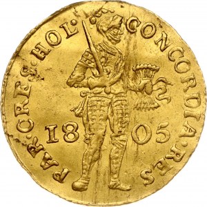 Netherlands Batavian Republic Holland Ducat 1805 (R2)