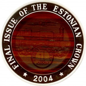 North Korea 10 Won 2004 Estonian Kroon