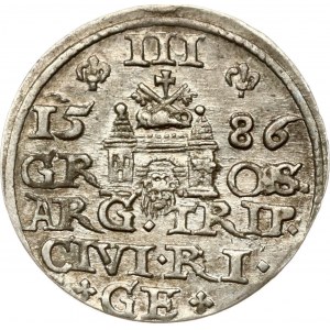Poland Trojak 1586 Riga (R)