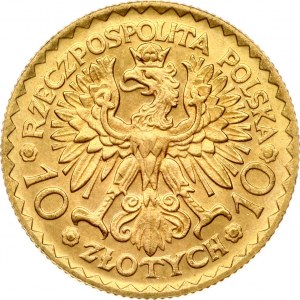 Poland 10 Zlotych 1925 Boleslaw Chrobry (R2)