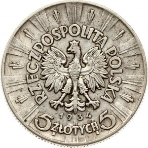 Poland 5 Zlotych 1934 Jozef Pilsudski