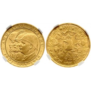 Romania 20 Lei 1944 Romanian Kings NGC MS 64