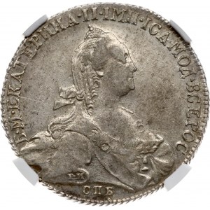 Russia Rouble 1775 СПБ-ЯЧ NGC XF 45