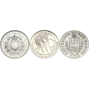 San Marino 5 Euro (2004-2006) Commemorative issue Lot of 3 Coin