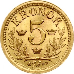 Sweden 5 Kronor 1899 EB