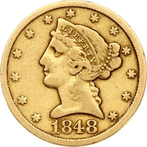 USA 5 Dollars 1848