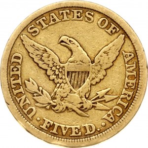 USA 5 Dollars 1848