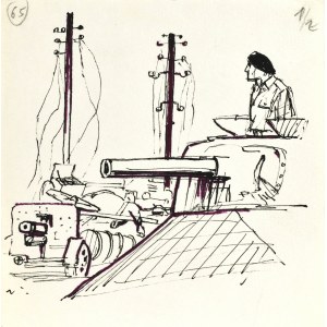 Ludwik MACIĄG (1920-2007), Szkice z wojny