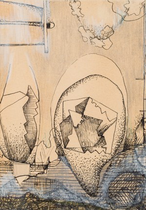 Erna Rosenstein (1913 Lwów - 2004 Warszawa), Bez tytułu , 1968