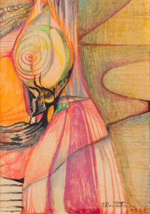 Erna Rosenstein (1913 Lwów - 2004 Warszawa), Bez tytułu, 1968