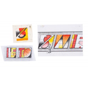 Wojciech Fangor (1922 Warsaw - 2015 Warsaw), Conceptual sketches for the Świętokrzyska Metro