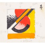 Wojciech Fangor (1922 Warsaw - 2015 Warsaw), Conceptual sketches for the Świętokrzyska Metro