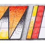 Wojciech Fangor (1922 Warsaw - 2015 Warsaw), Conceptual sketches for the Świętokrzyska Metro