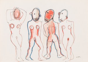 Sylwester Ambroziak (ur. 1964, Łowicz), Bez tytułu - Grupa kobiet, 2002
