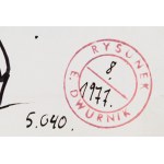 Edward Dwurnik (1943 Radzymin - 2018 Warszawa), Bez tytułu, 1977
