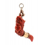 Coral horn with Bacchus