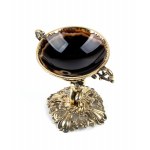 Solid silver agate chalice