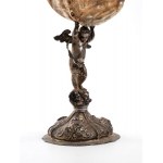 Haliotis shell on solid silver base