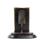 Table clock with glass dome
