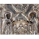 A Russian icon with saints