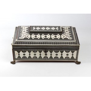Ivory-inlaid travel desk